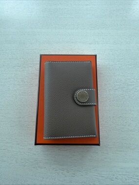 Hermes R.M.S Card Holder Etoupe